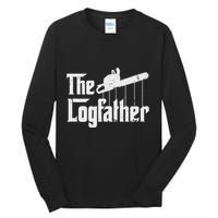 Cool Timber Felling Chainsaw Tall Long Sleeve T-Shirt