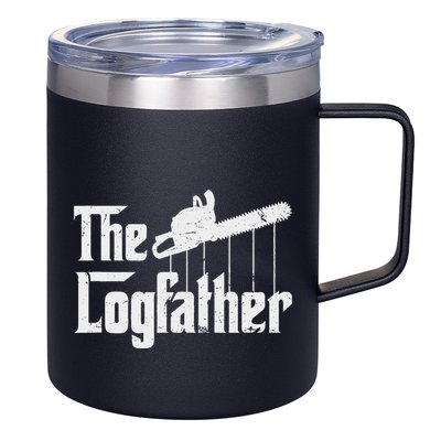 Cool Timber Felling Chainsaw 12oz Stainless Steel Coffee Mug
