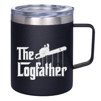 Cool Timber Felling Chainsaw 12oz Stainless Steel Coffee Mug