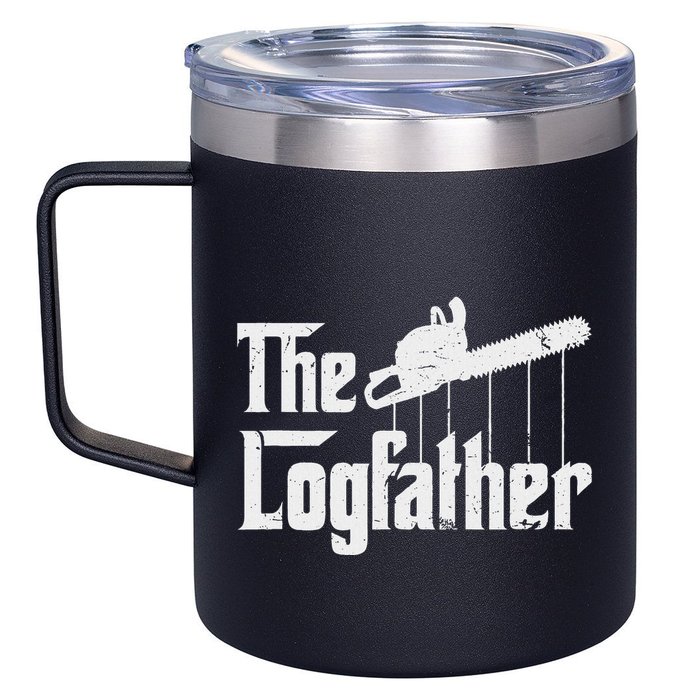 Cool Timber Felling Chainsaw 12oz Stainless Steel Coffee Mug