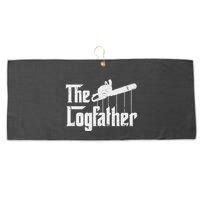Cool Timber Felling Chainsaw Large Microfiber Waffle Golf Towel