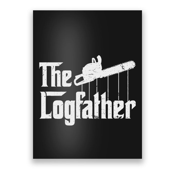 Cool Timber Felling Chainsaw Poster