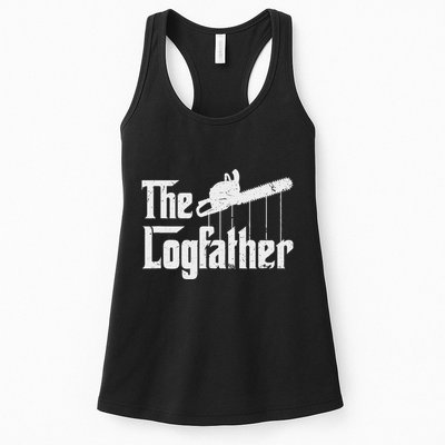 Cool Timber Felling Chainsaw Womens Tank Top