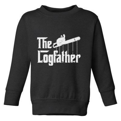 Cool Timber Felling Chainsaw Toddler Sweatshirt
