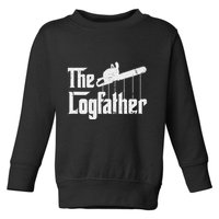 Cool Timber Felling Chainsaw Toddler Sweatshirt