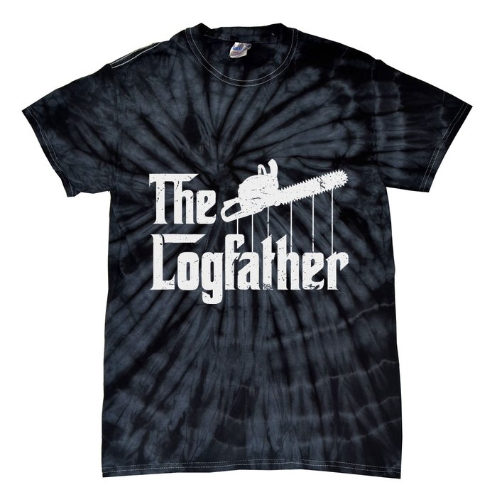 Cool Timber Felling Chainsaw Tie-Dye T-Shirt