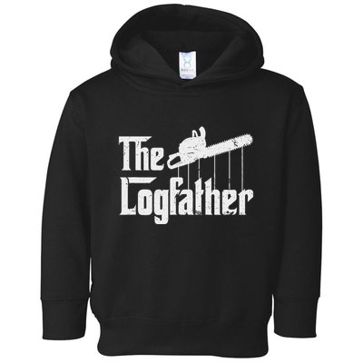 Cool Timber Felling Chainsaw Toddler Hoodie