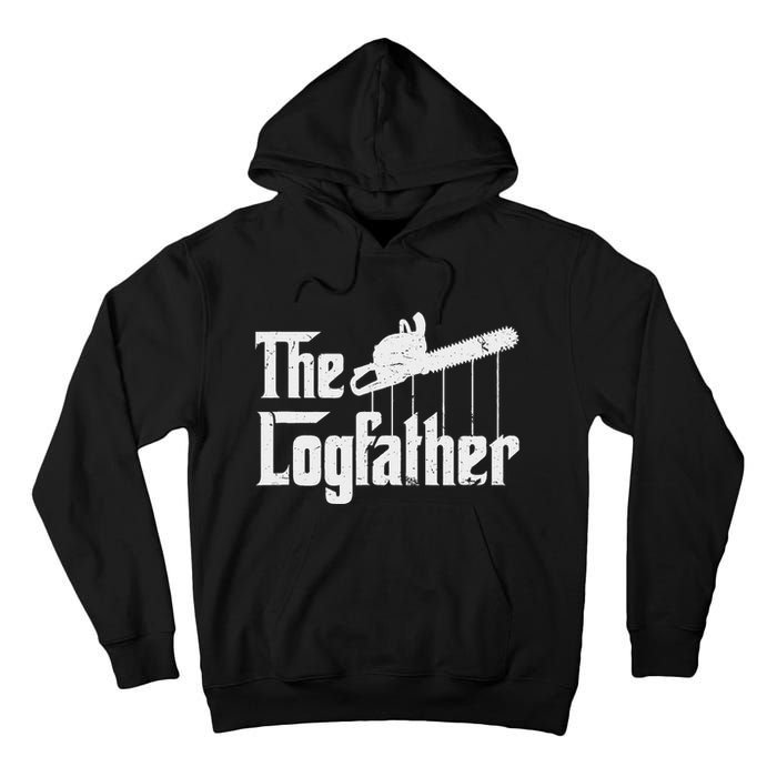 Cool Timber Felling Chainsaw Tall Hoodie