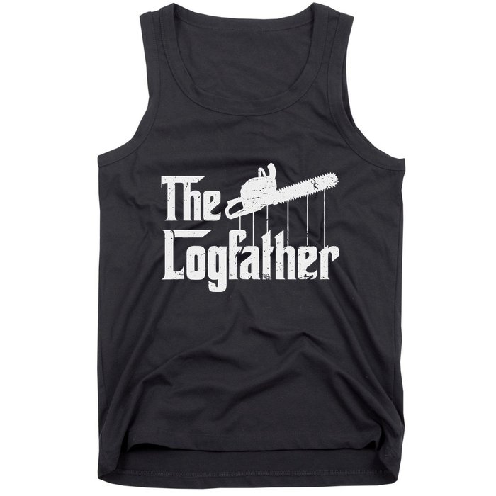 Cool Timber Felling Chainsaw Tank Top