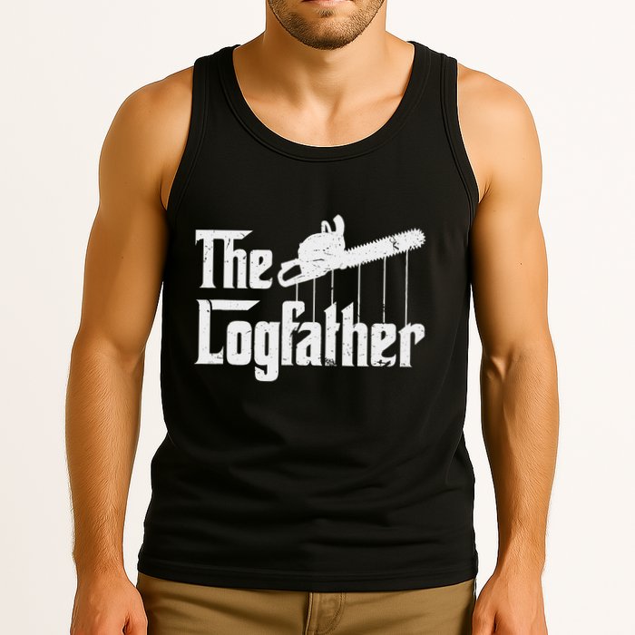 Cool Timber Felling Chainsaw Tank Top