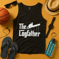 Cool Timber Felling Chainsaw Tank Top