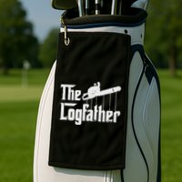 Cool Timber Felling Chainsaw Golf Towel