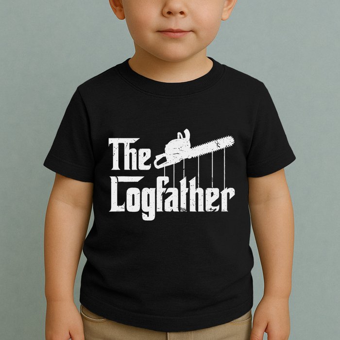 Cool Timber Felling Chainsaw Toddler T-Shirt