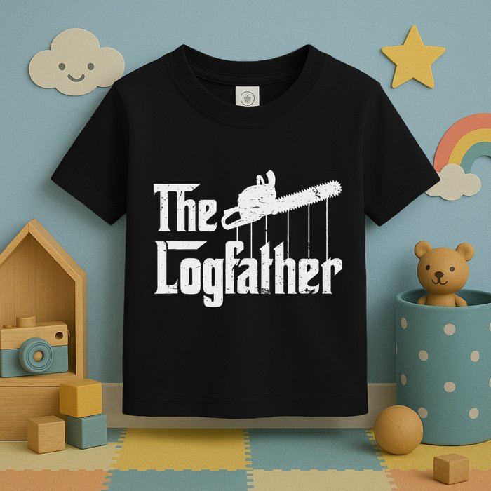 Cool Timber Felling Chainsaw Toddler T-Shirt