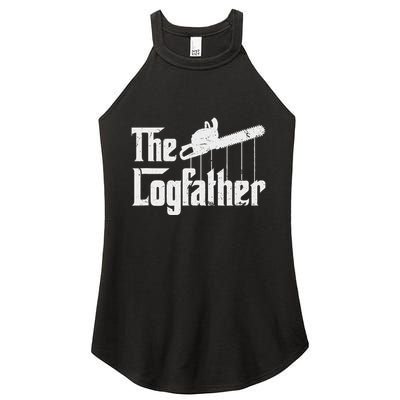 Cool Timber Felling Chainsaw Women's Perfect Tri Rocker Tank