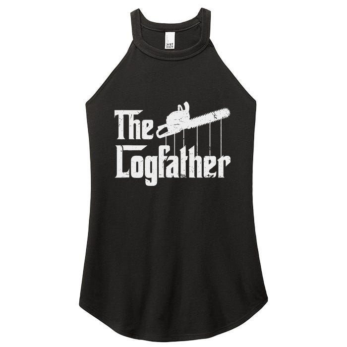 Cool Timber Felling Chainsaw Women's Perfect Tri Rocker Tank