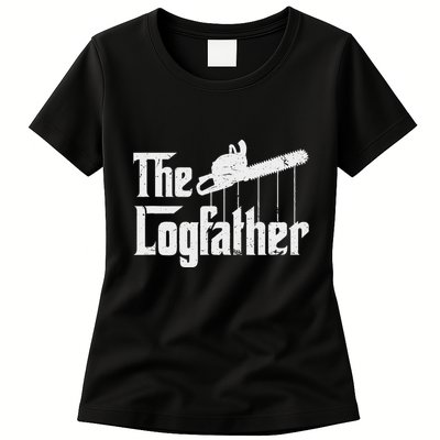 Cool Timber Felling Chainsaw Womens T-Shirt