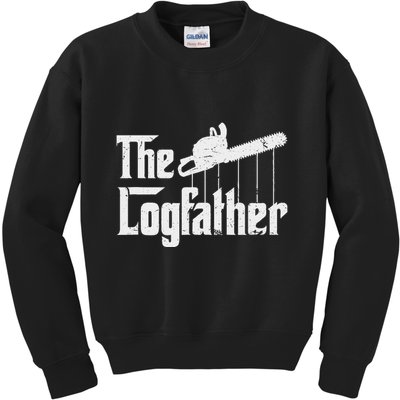 Cool Timber Felling Chainsaw Kids Sweatshirt