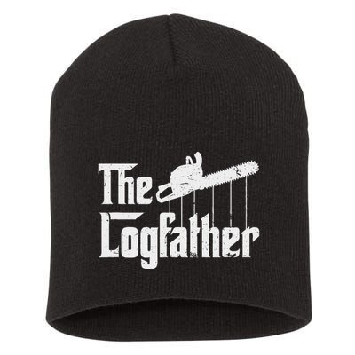 Cool Timber Felling Chainsaw Short Acrylic Beanie