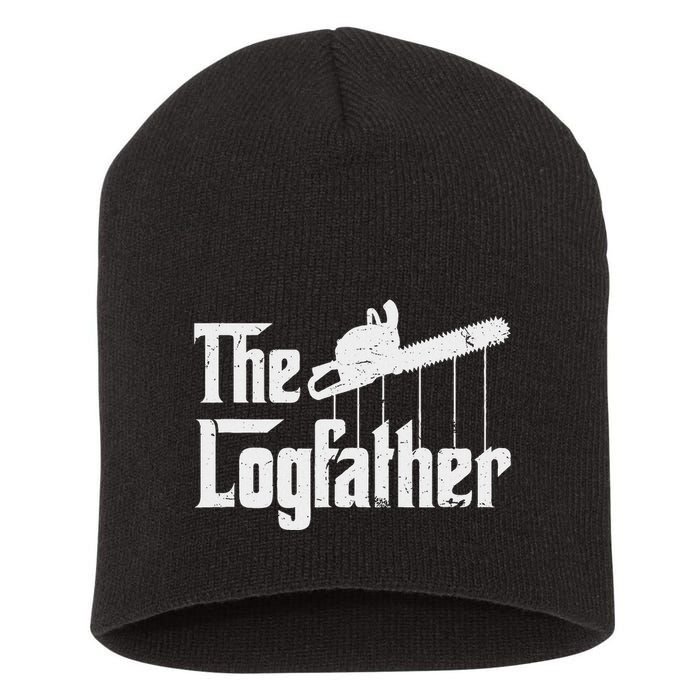 Cool Timber Felling Chainsaw Short Acrylic Beanie