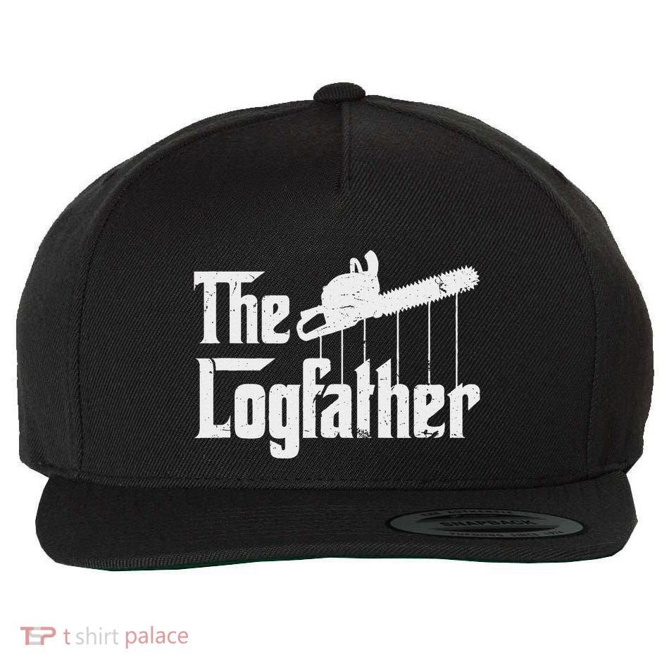 Cool Timber Felling Chainsaw Wool Snapback Cap