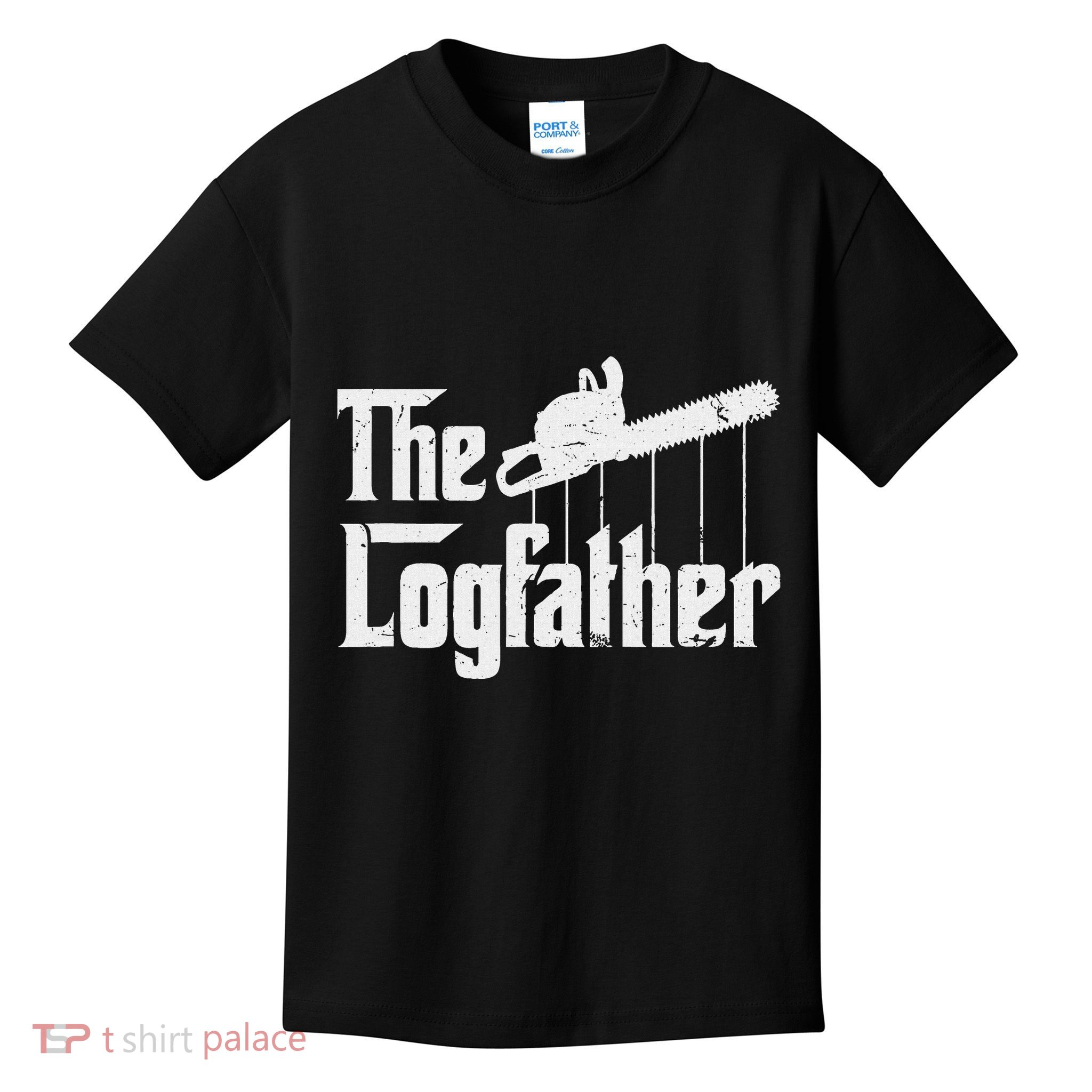 Cool Timber Felling Chainsaw Kids T-Shirt