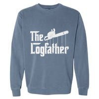 Cool Timber Felling Chainsaw Garment-Dyed Sweatshirt