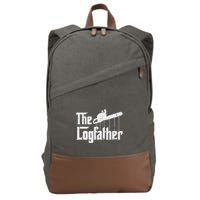 Cool Timber Felling Chainsaw Cotton Canvas Backpack