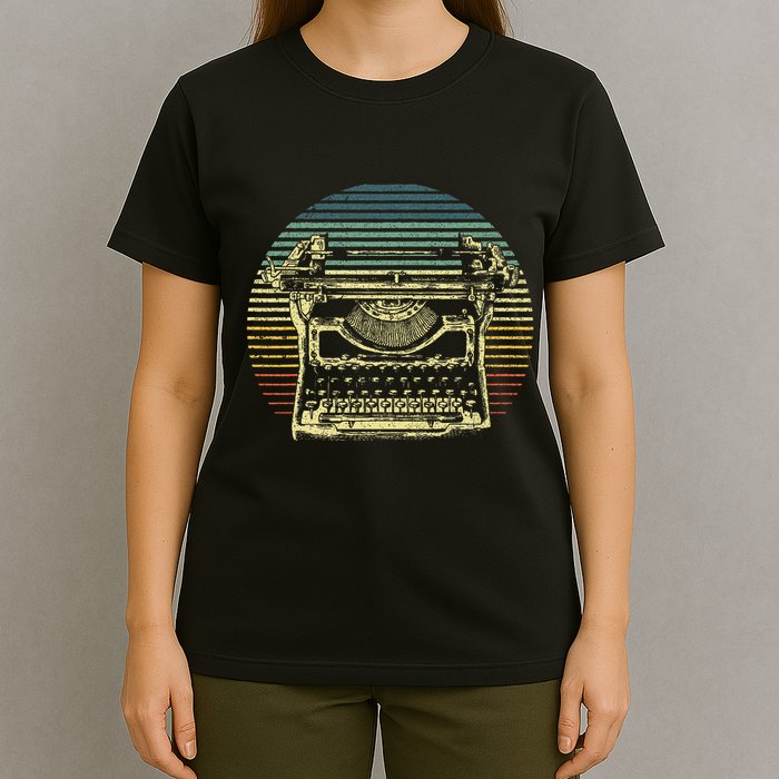 Cool Typewriter For Author Writer Keyboard T-Shirt