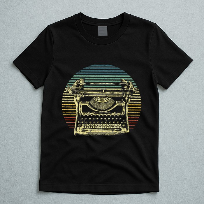Cool Typewriter For Author Writer Keyboard T-Shirt