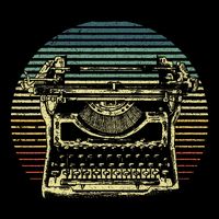 Cool Typewriter For Author Writer Keyboard T-Shirt