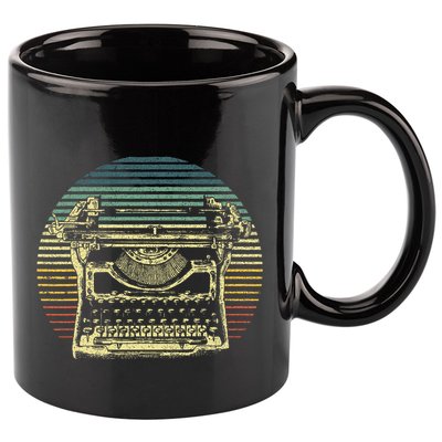 Cool Typewriter For Author Writer Keyboard 11oz C Handle Ceramic Mug