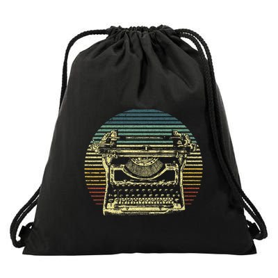 Cool Typewriter For Author Writer Keyboard Drawstring Bag