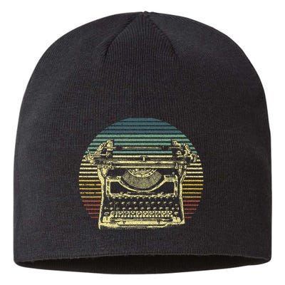 Cool Typewriter For Author Writer Keyboard Sustainable Beanie