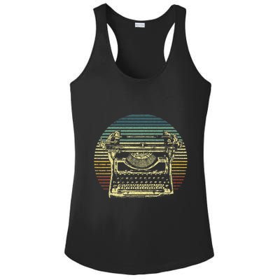 Cool Typewriter For Author Writer Keyboard Ladies PosiCharge Competitor Racerback Tank