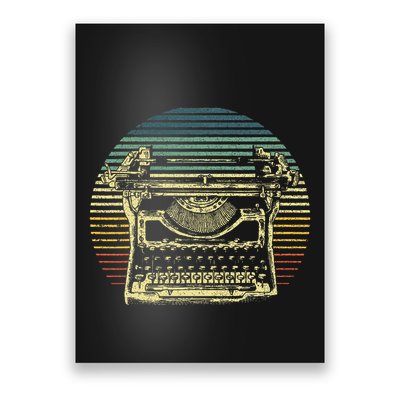 Cool Typewriter For Author Writer Keyboard Poster