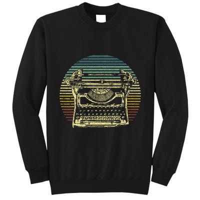 Cool Typewriter For Author Writer Keyboard Tall Sweatshirt