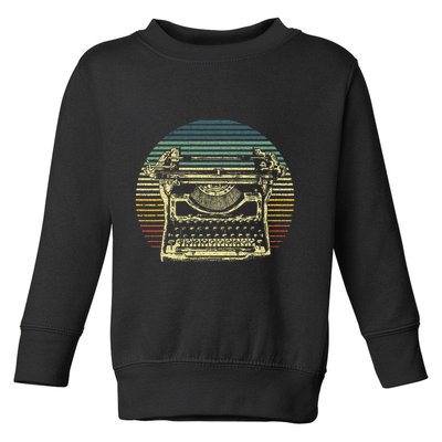 Cool Typewriter For Author Writer Keyboard Toddler Sweatshirt