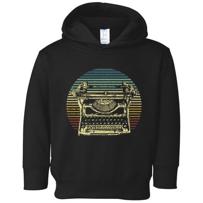 Cool Typewriter For Author Writer Keyboard Toddler Hoodie