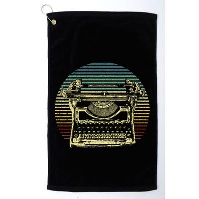Cool Typewriter For Author Writer Keyboard Golf Towel