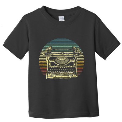 Cool Typewriter For Author Writer Keyboard Toddler T-Shirt