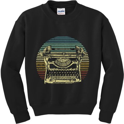 Cool Typewriter For Author Writer Keyboard Kids Sweatshirt