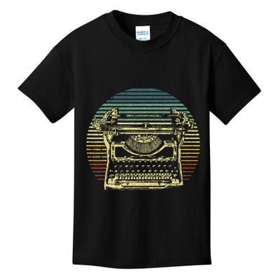 Cool Typewriter For Author Writer Keyboard Kids T-Shirt