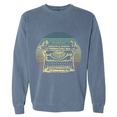 Cool Typewriter For Author Writer Keyboard Garment-Dyed Sweatshirt