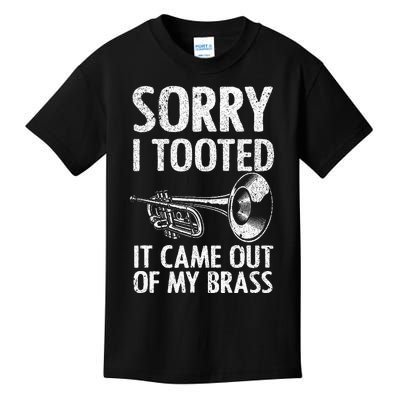 Cool Trumpet For Trumpet Player Jazz Band Trombone Kids T-Shirt