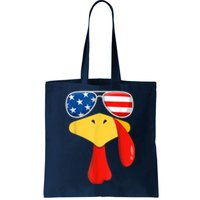 Cool Turkey Face Sunglasses Gobble Funny Thanksgiving Gifts Tote Bag