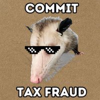 Commit Tax Fraud Cotton Canvas Backpack