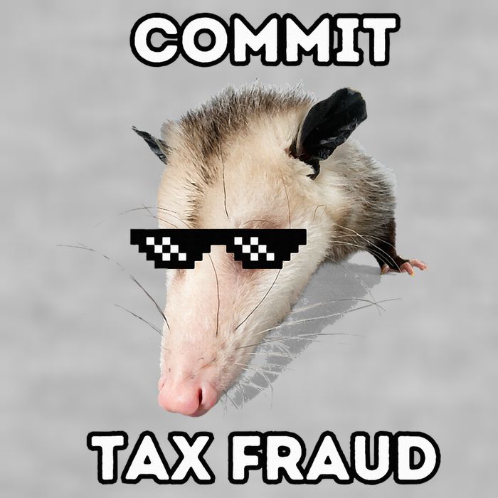 Commit Tax Fraud Ladies PosiCharge Tri-Blend Wicking Tank