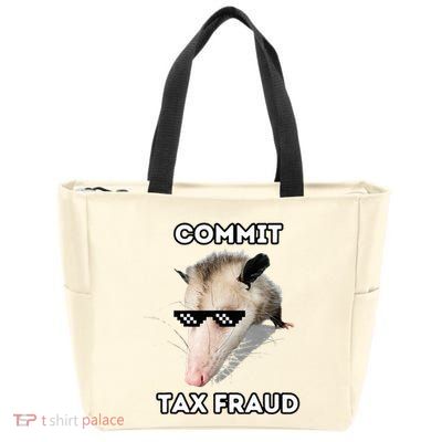 Commit Tax Fraud Zip Tote Bag