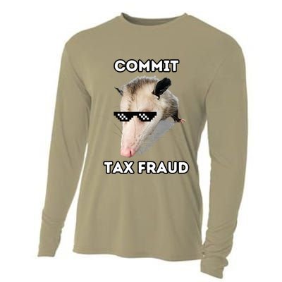 Commit Tax Fraud Cooling Performance Long Sleeve Crew